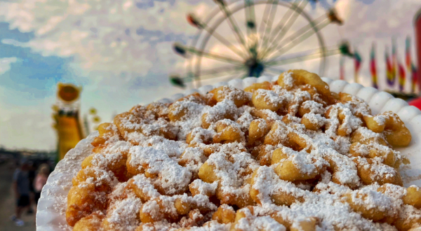 funnel cake at the fair