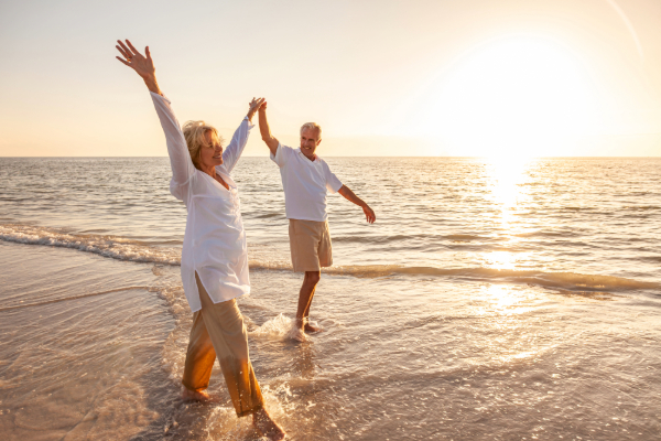 couple on the beach
