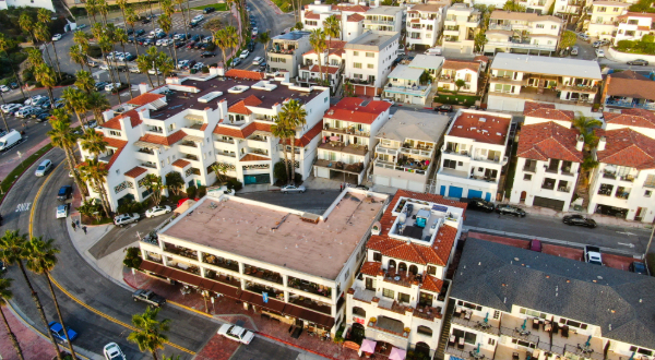 San Clemente Cove aerial view